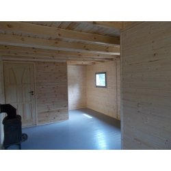 Dom drewniany Brzoza 1b 5x7m 35m2