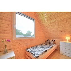 Dom drewniany Jarząb 4x4,3m + 2m taras 24m2