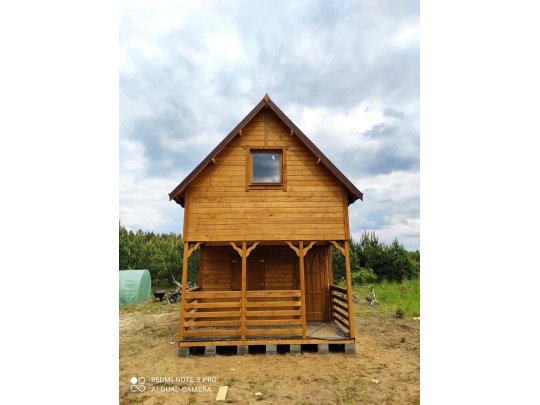 Wooden house Jarząb A 4x5m + 2m terrace 20m2