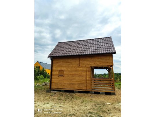 Wooden house Jarząb A 4x5m + 2m terrace 20m2