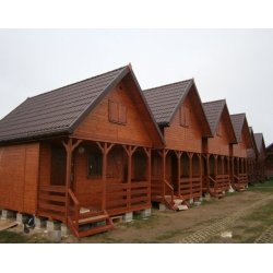 Dom drewniany Jarząb B 5x5m + 2m taras 25m2