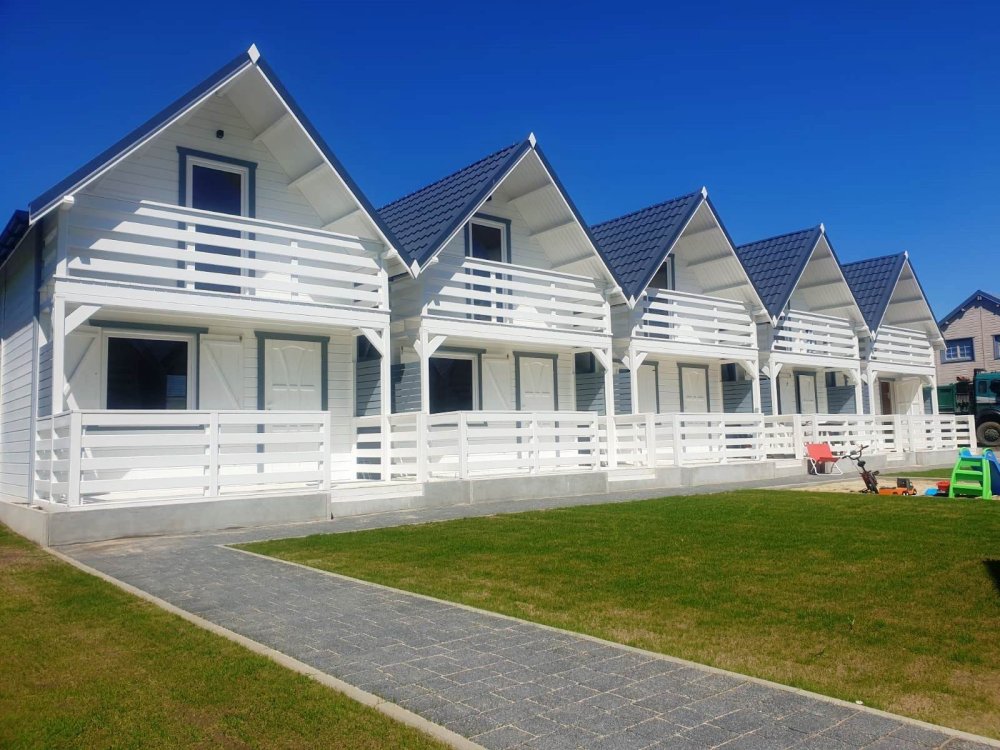 Dom drewniany Jarząb B 5x5m + 2m taras 25m2