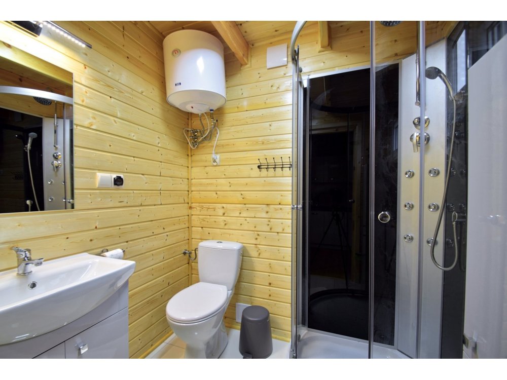 Dom drewniany Jarząb B 5x5m + 2m taras 25m2