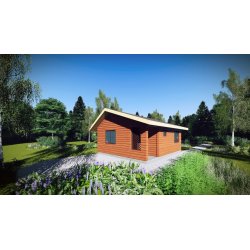 Holzhaus Robinie A 6 x 5m 30m2