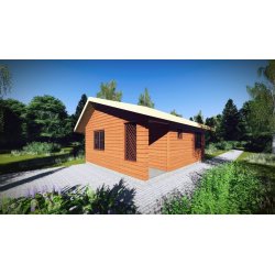 Holzhaus Robinie A 6 x 5m 30m2