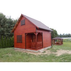 Wooden house Wierzba A 5x4m 20m2