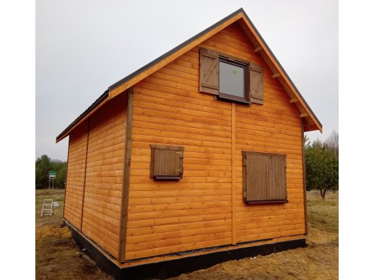 Wooden house Wierzba A 5x4m 20m2