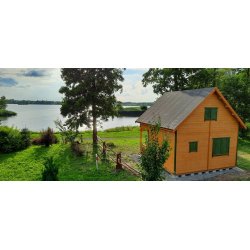 Wooden house Wierzba A 5x4m 20m2