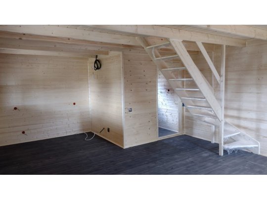 Wooden house Wierzba A 5x4m 20m2