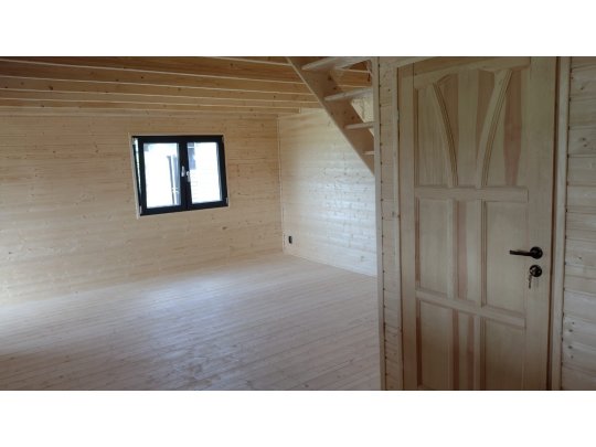 Wooden house Wierzba A 5x4m 20m2