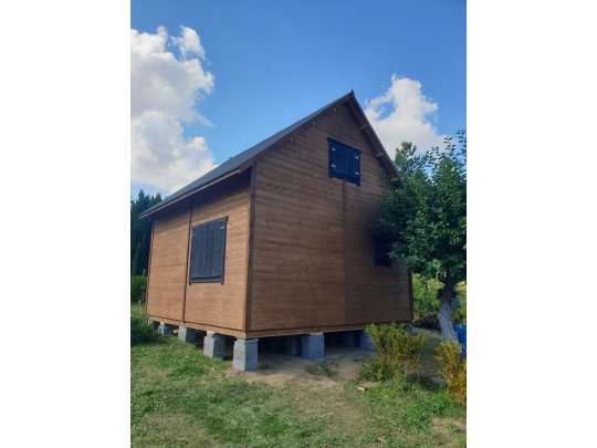 Wooden house Wierzba A 5x4m 20m2
