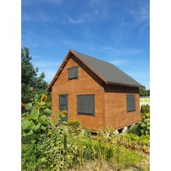 Wooden house Wierzba A 5x4m 20m2