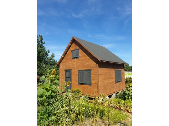 Wooden house Wierzba A 5x4m 20m2