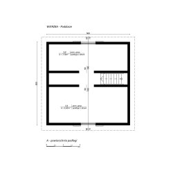 Wooden house Willow C 5x3m 15m2