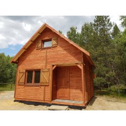 Wooden house Willow C 5x3m 15m2