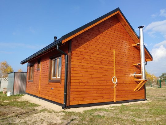 Dom drewniany Kasztanowiec A 5x8m 40m2