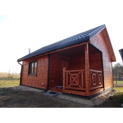 Wooden house Chestnut A 5x8m 40m2