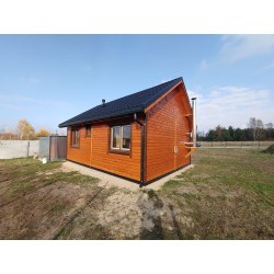 Dom drewniany Kasztanowiec A 5x8m 40m2