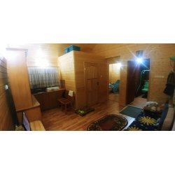 Dom drewniany Kasztanowiec A 5x8m 40m2