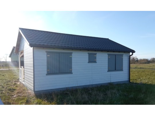 Dom drewniany Kasztanowiec A 5x8m 40m2