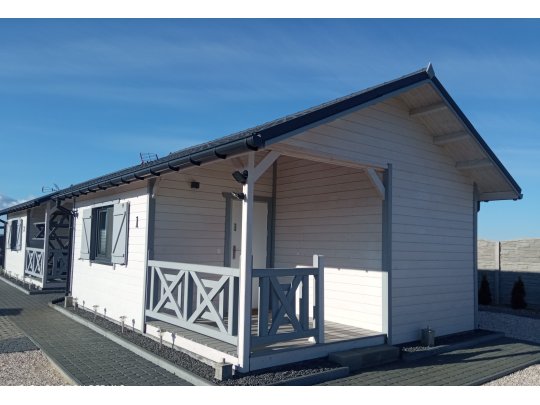 Dom drewniany Kasztanowiec A 5x8m 40m2