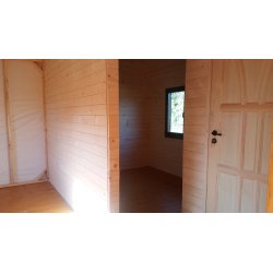 Dom drewniany Kasztanowiec B 6x7m 42m2