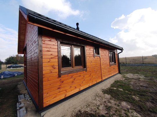 Dom drewniany Kasztanowiec B 6x7m 42m2