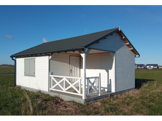 Dom drewniany Kasztanowiec B 6x7m 42m2