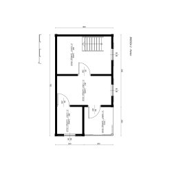 Holzhaus Brzoza 2B 5x7m 35m2