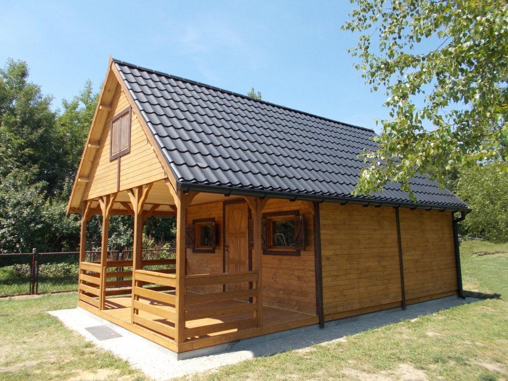 Holzhaus Morawa C 5x7m + 2m Terrasse 35m2