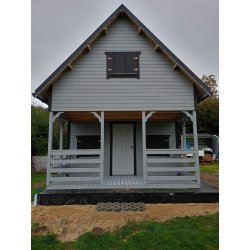 Holzhaus Morawa C 5x7m + 2m Terrasse 35m2