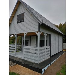 Holzhaus Morawa C 5x7m + 2m Terrasse 35m2