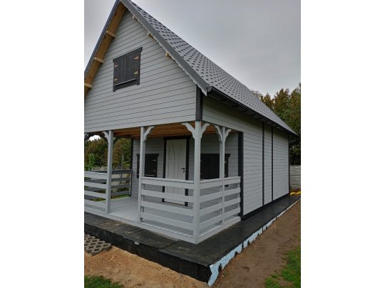 Holzhaus Morawa C 5x7m + 2m Terrasse 35m2