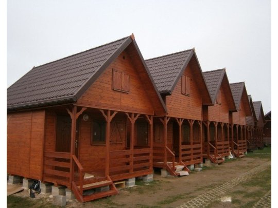 Holzhaus Jesion 1A 5x5,5m + 2m Terrasse 28m2