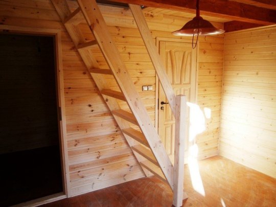 Holzhaus Jesion 1A 5x5,5m + 2m Terrasse 28m2