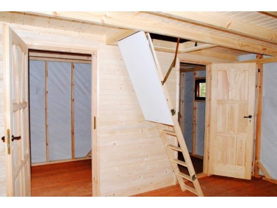 Holzhaus Jesion 1A 5x5,5m + 2m Terrasse 28m2