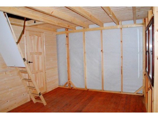 Holzhaus Jesion 1A 5x5,5m + 2m Terrasse 28m2