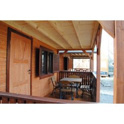 Holzhaus Jesion 1A 5x5,5m + 2m Terrasse 28m2