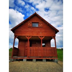 Holzhaus Jesion 1A 5x5,5m + 2m Terrasse 28m2